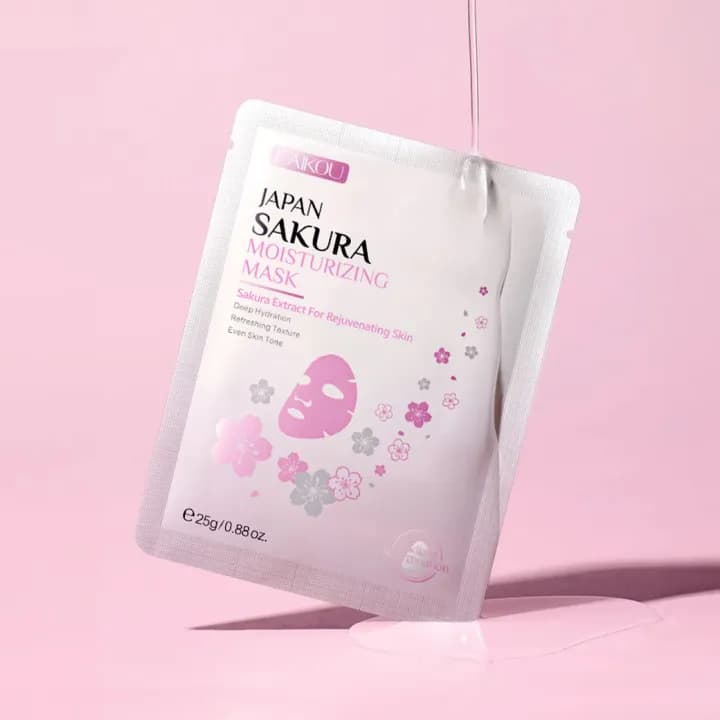 Laikou Japan Sakura Brightening Sheet Mask (5 pcs)